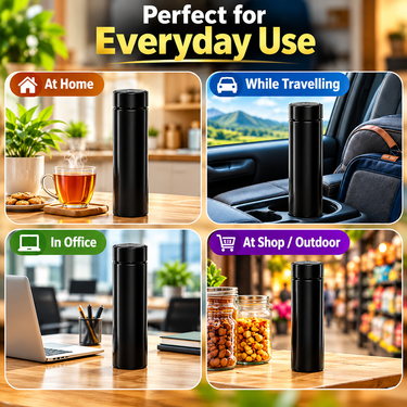 24 Hrs Hot &amp; Cold Flask With Temperature Display - Buy 1 Get 1 Free (2TF1)