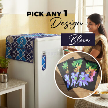 5 Pcs Fridge Cover Set With 10 Free Gifts (5FC7)