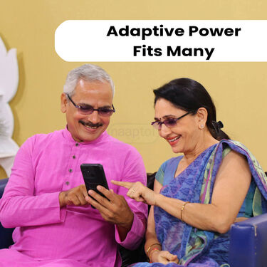 Rimless Folding Adaptive Power Mobile Protection Reading Glasses B1G1 (FORG10)