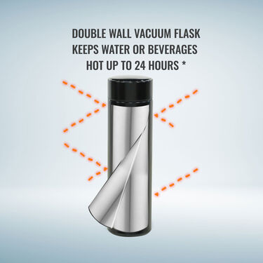 24 Hrs Hot & Cold Flask With Temperature Display - Buy 1 Get 1 Free (2TF1)