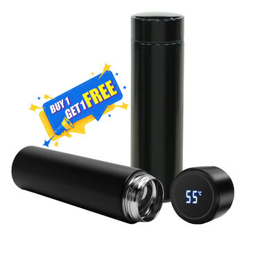 24 Hrs Hot & Cold Flask With Temperature Display - Buy 1 Get 1 Free (2TF1)