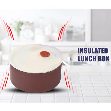 3 Vacuum Insulated Steel Lunch Box with Steel Bottle (3ISLBB)