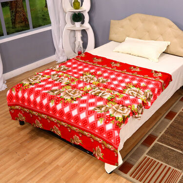 Buy 5 Get 5 Fleece Blankets - Floral Print (B5G528)