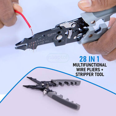 28 In 1 Multifunctional Wire Pliers + Stripper Tool (HT27)